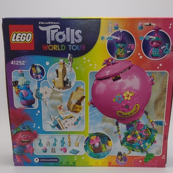 LEGO Trolls World Tour Poppy's Hot Air Balloon Adventure - 41252 - Picture 2 of 2